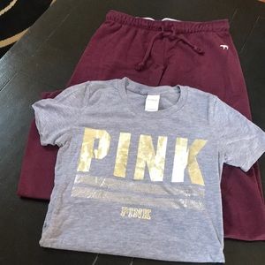 Victoria Secret Pink Pajama set.